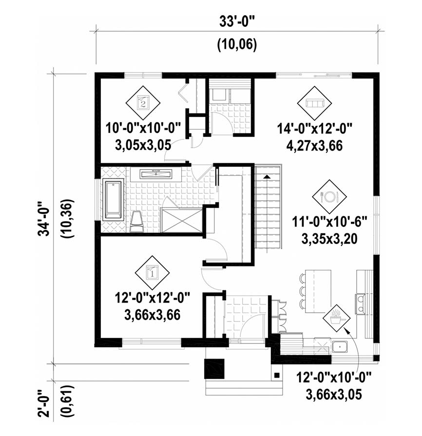 plan de maison neuve Anna