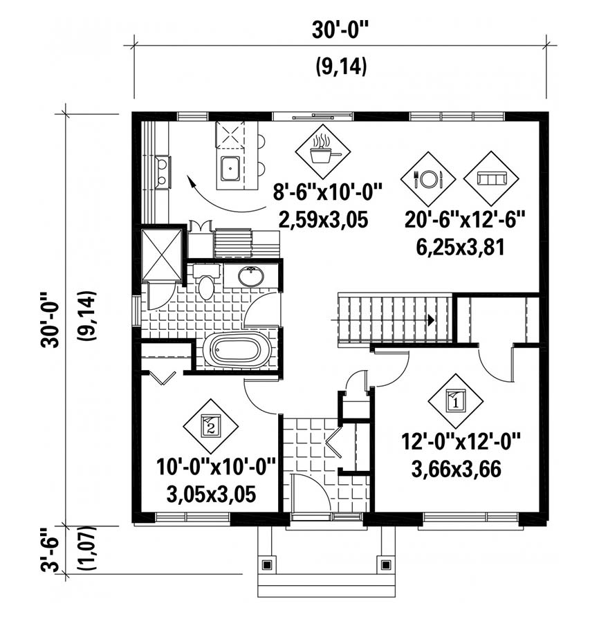 plan de maison neuve Casa