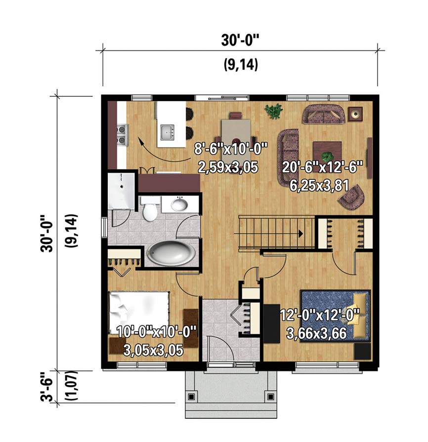 plan de maison neuve Casa