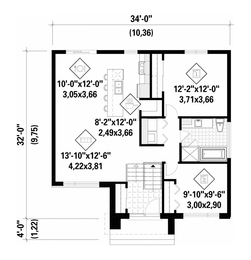 plan de maison neuve Hirondelle
